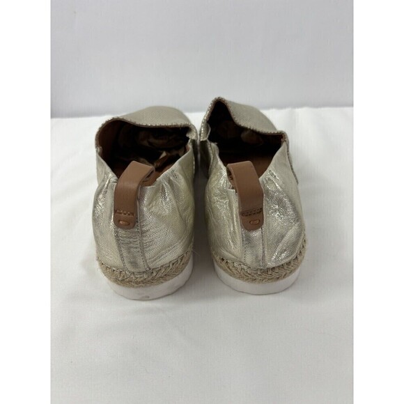 Gentle Souls Lara A-line Sporty 2 Flats Light Gold Leather Size 8.5 Perforated - Picture 6 of 12